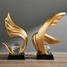 Load image into Gallery viewer, Golden Fire Statue