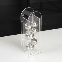 Load image into Gallery viewer, Metallic Ball Abstract Vase