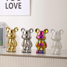 Load image into Gallery viewer, Metallic Bear Penny Bank