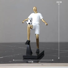 Load image into Gallery viewer, Abstract Football Player Figurine