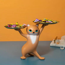Load image into Gallery viewer, Whisker Butler™ Cat Tray Sculpture