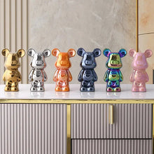 Load image into Gallery viewer, Metallic Bear Penny Bank