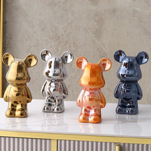Load image into Gallery viewer, Metallic Bear Penny Bank