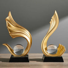 Load image into Gallery viewer, Golden Fire Statue