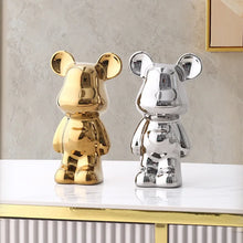 Load image into Gallery viewer, Metallic Bear Penny Bank