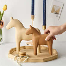 Load image into Gallery viewer, Wooden Dala Horse Sculpture