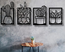 Load image into Gallery viewer, Wooden Flora Wall Decor (4pcs)