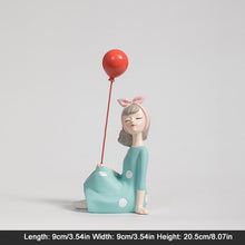 Load image into Gallery viewer, Retro Style Girl With Balloons