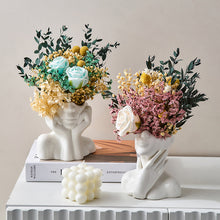 Load image into Gallery viewer, Abstract Facial Expression Vase