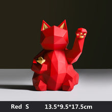 Load image into Gallery viewer, Geometric Maneki Cat