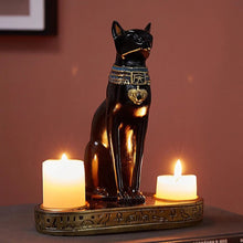 Load image into Gallery viewer, Egyptian Cat Candle Holder