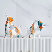 Load image into Gallery viewer, Street Graffiti Bull Sculptures