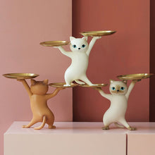 Load image into Gallery viewer, Whisker Butler™ Cat Tray Sculpture