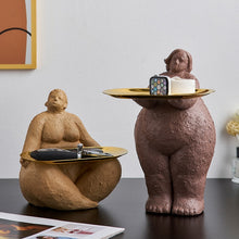 Load image into Gallery viewer, Abstract Yoga Lady Candy Tray