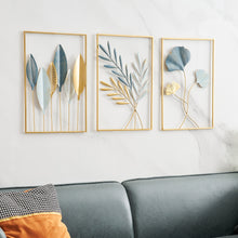 Load image into Gallery viewer, Metal Leaf Wall Decor