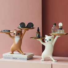 Load image into Gallery viewer, Whisker Butler™ Cat Tray Sculpture