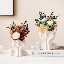 Load image into Gallery viewer, Abstract Facial Expression Vase