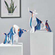 Load image into Gallery viewer, Street Graffiti Bull Sculptures