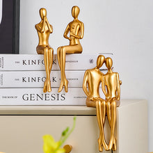 Load image into Gallery viewer, Abstract Golden Lover Decor