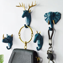 Load image into Gallery viewer, Geometric Wildlife Wall Hook