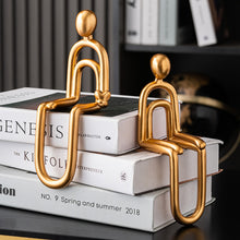 Load image into Gallery viewer, Abstract Paper Clip Decor