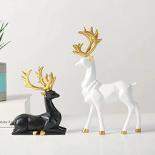 Load image into Gallery viewer, Geometric Reindeer Sculptures