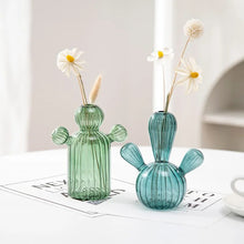 Load image into Gallery viewer, Cactus Glass Vase
