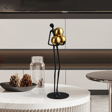 Load image into Gallery viewer, Metal Hold The Ball Figurine