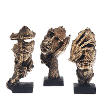Load image into Gallery viewer, Silence Is Gold Statues
