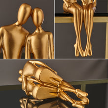 Load image into Gallery viewer, Abstract Golden Lover Decor