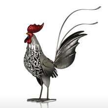 Load image into Gallery viewer, Iron Rooster Sculpture