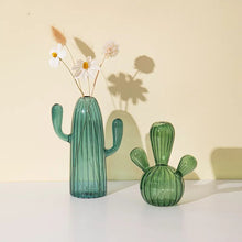 Load image into Gallery viewer, Cactus Glass Vase