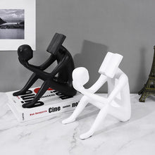 Load image into Gallery viewer, Abstract Satire Book Reading Figurine