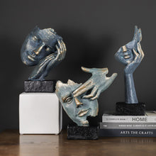 Load image into Gallery viewer, Vintage Face Art Sculptures