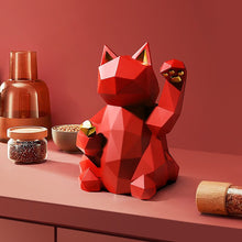 Load image into Gallery viewer, Geometric Maneki Cat
