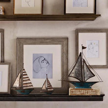 Load image into Gallery viewer, Iron Retro Sailboat