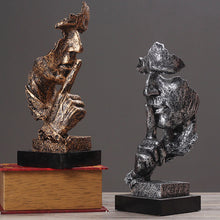 Load image into Gallery viewer, Silence Is Gold Statues