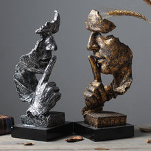 Load image into Gallery viewer, Silence Is Gold Statues