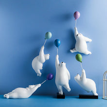 Load image into Gallery viewer, Polar Bear With Flying Balloon