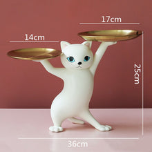 Load image into Gallery viewer, Whisker Butler™ Cat Tray Sculpture