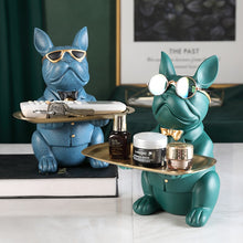 Load image into Gallery viewer, Cool French Bulldog Golden Tray