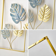 Load image into Gallery viewer, Metal Leaf Wall Decor