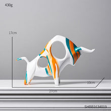 Load image into Gallery viewer, Street Graffiti Bull Sculptures