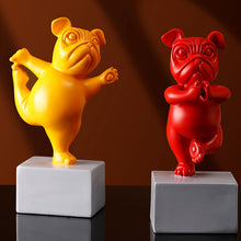 Load image into Gallery viewer, Yoga Dog Statuette