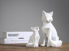 Load image into Gallery viewer, Geometric White Fox