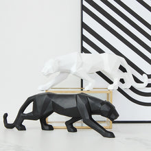 Load image into Gallery viewer, Geometric Black Panther Sculpture