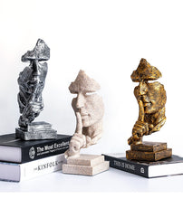 Load image into Gallery viewer, Silence is Golden Mask Sculpture