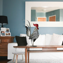 Load image into Gallery viewer, Iron Rooster Sculpture