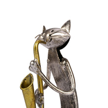 Load image into Gallery viewer, Metal Cat Musical Band