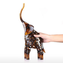Load image into Gallery viewer, Metal Raging Wildlife Sculpture